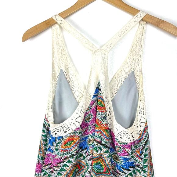 Lovers + Friends | Colorful Dress Lace Details Small - Picture 4 of 8